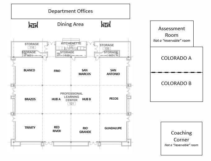 map of PLC rooms